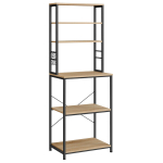 K&ouml;&ouml;giriiul Leobert KKS024B11, sonoma tamm/must v&auml;rv