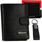 Rovicky kinkekomplekt meestele naturaalsest nahast (rahakott, v&otilde;tmehoidja)