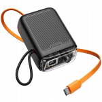 Akupank INNOSTYLE MINI POWERBANK 10000MAH 2X USB-C T&Uuml;&Uuml;P-C 33W LAIENDATAV USB-C KAABEL