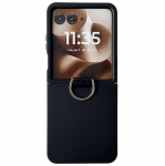 &bdquo;Ring&ldquo; plastikust kaaned - must (Motorola Razr 60 Ultra)