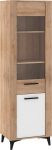 K&otilde;rge vitriin Meblocross Sigma SIG-15, pruun/valge