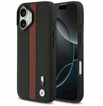 Etui BMW M Perforated Stripe Logo MagSafe do Apple iPhone 17 czerwony, Etui BMW M Perforated Stripe Logo MagSafe do Apple iPhone 17 czerwony