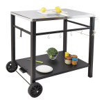Grillk&auml;ru Vevor TB0110002, 100x64x83,5 cm, must