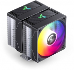 Protsessori jahuti Jonsbo CR-3000E kahe torniga RGB CPU jahuti, 260W TDP, 120mm, must