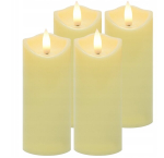 LED-k&uuml;&uuml;nla sisendid FlameGlow, 12,5x5cm, 4tk