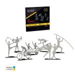 Metallist 3D mudel, 99 Spordi Ol&uuml;mpia ikonid, metal-time, MT046