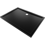 Du&scaron;ialus Mexen Flow Slim, ristk&uuml;lik, 80 x 90 cm, Black matt