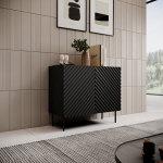 Kummut Cama Meble Onda, 85x98x45 cm, must