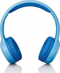 Lenco k&otilde;rvaklapid Bluetoothiga lastele, sinised, Lenco on-ear austiņas ar Bluetooth bērniem, zilas