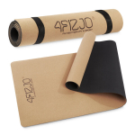 Joogamatt ja treeningumatt 4FIZJO 4 mm korgist libisemiskindla pinnaga