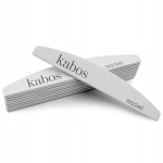 Kabos Kahepoolsed Poolkuu K&uuml;&uuml;neviil 10 x Half-Moon Nail File 150/240, Professionaalne, Teflonkiht, Universaalne