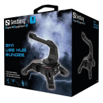 Sandberg - 2in1 USB-jaotur Bungee