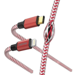 Hama 00183310 USB-C&ndash;Lightning "Peegeldav" kaabel, 1.5 m, punane