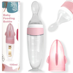 Pehmest silikoonist lutipudel lusikaga LIVMAN MST6969, 100ml