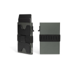 Yelvio VSS1 RFID ja NFC kaitsega Pop Up kaarditasku sularihmuga, &otilde;huke minimalistlik kaarditasku, Tume Roheline