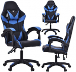 Ergonoomiline p&ouml;&ouml;rlev kontoritool, sinine-must