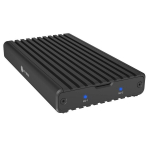 V&auml;lise k&otilde;vaketta adapter M.2 SSD / NVMe korpus - ICY BOX - USB 3.2 Gen 2 - Jahutus - Alumiinium - Must