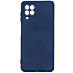 Evelatus Samsung Galaxy A22 4G Nano silikoon&uuml;mbris, pehme puutega TPU, tumesinine