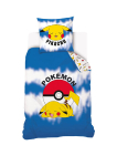 Puuvillane "pokemon" voodipesu 160x200 Pikachuga