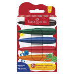 K&uuml;&uuml;nlakriidid k&otilde;ige noorematele 6 v&auml;rvi - Faber Castell