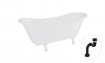 Vann Besco Amelia 190, White+White, sifooniga Klik-klak Black