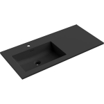 Kraanikauss Mexen Otis, Left, 101 x 46,5 cm, Black matt