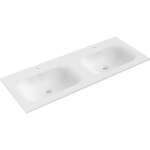 Topeltkraanikauss Mexen Vela, 121 x 46,5 cm, White matt