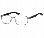 Parandusprillid SUNOPTIC optilised nullraamid grafiit METAL+POLY COAL, 56-17-145