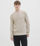 Jack & Jones meeste kampsun 12263218*03, beež
