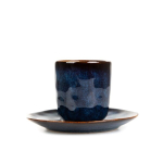 Homla espresso kohvitass alustassiga Casper, 80 ml, sinine