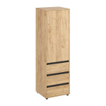 Shkaf-25 kapp 195 &times; 60 &times; 53,4, kuldne tamm
