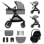 Universaalne jalutusk&auml;ru Kinderkraft Esme 3in1, Moonlight Grey