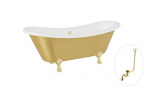 Vann Besco Amelia Glam 190, Gold+Gold, sifooniga &uuml;levooluga Klik-klak Gold