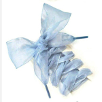 Organza laiad kingapaelad 20 mm 120 cm, v&auml;rv sinine