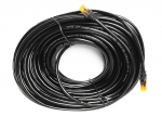 LTC CAT6E RJ45 pistikutega, 15m, must