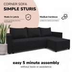 Nurgadiivan lahtik&auml;iv kastiga Simple Sturis, Podrez, Grafiit