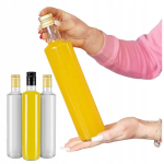 10x klaaspudelit "dorica" ​​500 ml oliivi&otilde;li, lik&ouml;&ouml;ri, &auml;&auml;dika jaoks