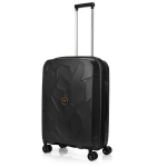 Keskmise suurusega kohver SwissBags Lava 66 cm must