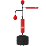 4-in-1 vabaltseisev poksikoti alus, k&otilde;rguse reguleeritav 160-230 cm, punane