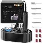 Elektriline k&uuml;&uuml;nefrees LIVMAN UV-701 manik&uuml;&uuml;ri ja pedik&uuml;&uuml;ri jaoks, USB-v&auml;ljundiga, 24W, 40000 p/min