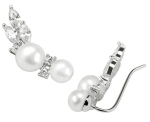 JwL Luxury Pearls Pikisuunalised h&otilde;bek&otilde;rvar&otilde;ngad ehtsate p&auml;rlite ja kristallidega JL0300 sJL0300