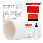 J&auml;&auml;tunud matt aknakile Solar Systems 75x100cm valge matt