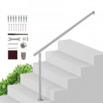 Metallist trepi k&auml;sipuud, 120 cm pikkus, kuni 3 astme jaoks, must