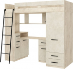 Meblocross Smyk P Kerross&auml;ng 200x80 cm, Tamm/Mandli Viimistlus