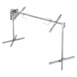 Rotisserie grill, 182.5x53.5x86 cm, roostevaba teras, reguleeritava k&otilde;rgusega