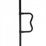 &Uuml;lekandepost, P&otilde;randast laeni reguleeritav tugilatt, 214x8.5x305 cm, Must, Metall