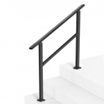 V&auml;listingimustesse k&auml;sipuu, 103x8.4x92 cm, must, s&uuml;sinikteras