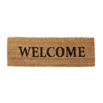 Uksematt "Welcome" 75x25 cm., helepruuni v&auml;rvi