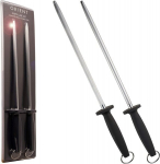 Professionaalne nugade terituskomplekt &ldquo;Orient&rdquo; &ndash; 12" teemant- ja teritusvardaga ergonoomilise k&auml;epidemega, 30 cm, must