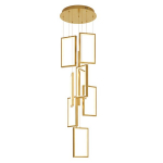 Rippvalgusti Toolight Lhj090-7Cp Gold 30X30X20CM